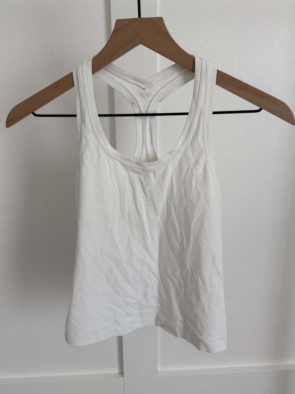 Lululemon White Cool Racerback Tank Top